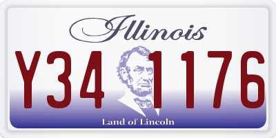 IL license plate Y341176