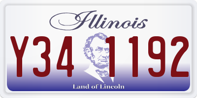IL license plate Y341192