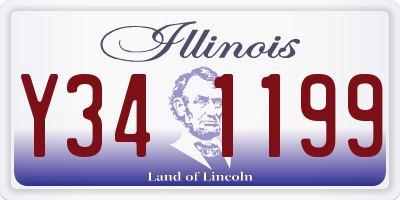 IL license plate Y341199