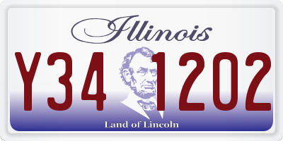 IL license plate Y341202