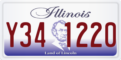 IL license plate Y341220