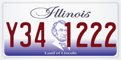 IL license plate Y341222