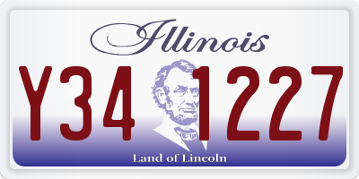 IL license plate Y341227