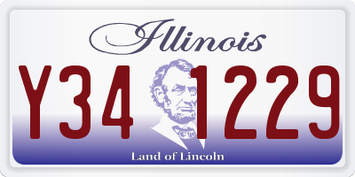 IL license plate Y341229