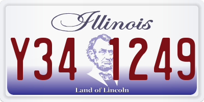 IL license plate Y341249