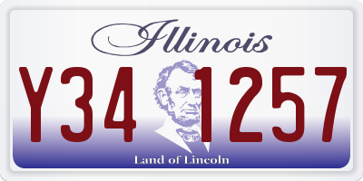 IL license plate Y341257