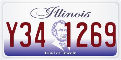 IL license plate Y341269
