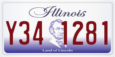 IL license plate Y341281