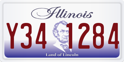IL license plate Y341284
