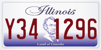 IL license plate Y341296