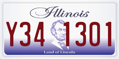 IL license plate Y341301