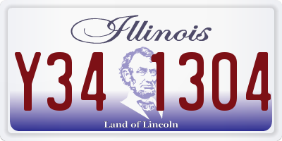 IL license plate Y341304
