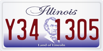 IL license plate Y341305