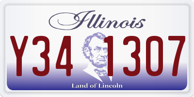 IL license plate Y341307