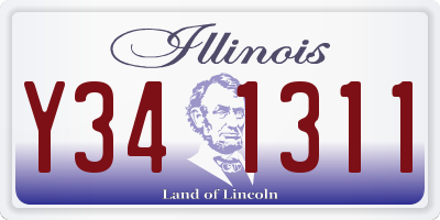 IL license plate Y341311