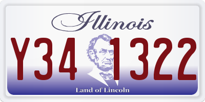 IL license plate Y341322