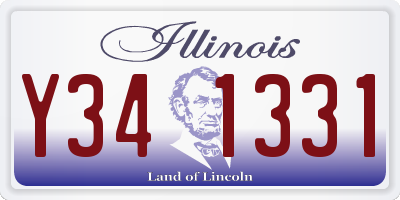 IL license plate Y341331