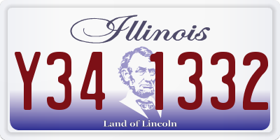 IL license plate Y341332