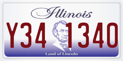 IL license plate Y341340