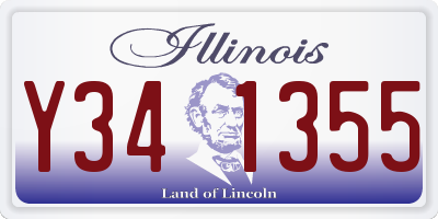 IL license plate Y341355
