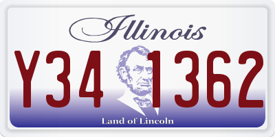 IL license plate Y341362