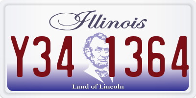 IL license plate Y341364