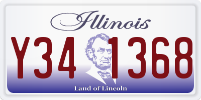 IL license plate Y341368