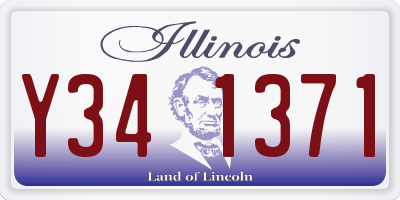 IL license plate Y341371