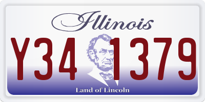 IL license plate Y341379