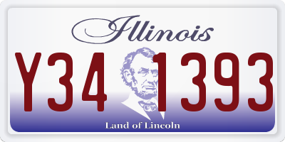 IL license plate Y341393