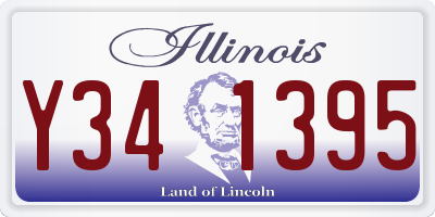 IL license plate Y341395