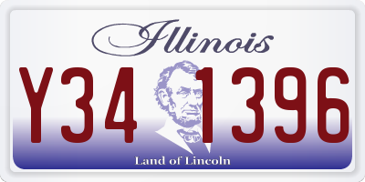 IL license plate Y341396