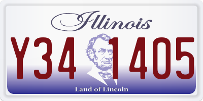 IL license plate Y341405