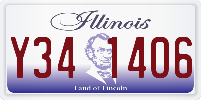 IL license plate Y341406