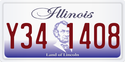 IL license plate Y341408
