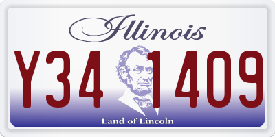IL license plate Y341409