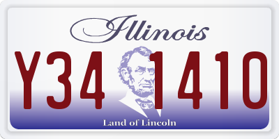 IL license plate Y341410