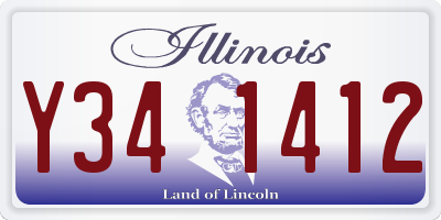 IL license plate Y341412