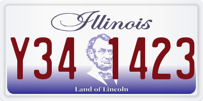 IL license plate Y341423