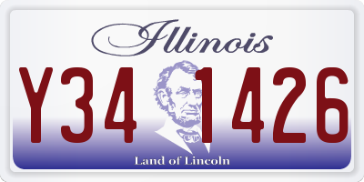 IL license plate Y341426