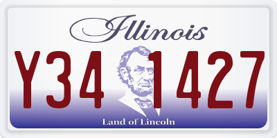 IL license plate Y341427