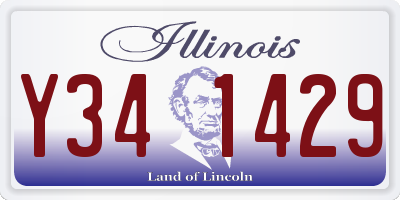 IL license plate Y341429