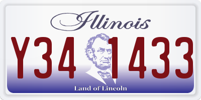 IL license plate Y341433