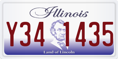 IL license plate Y341435