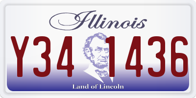 IL license plate Y341436