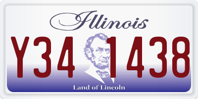 IL license plate Y341438