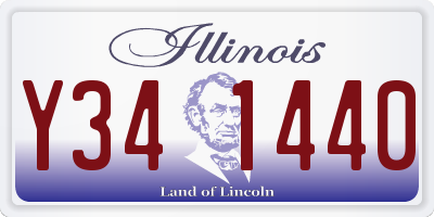IL license plate Y341440