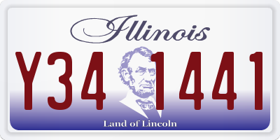 IL license plate Y341441