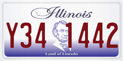 IL license plate Y341442