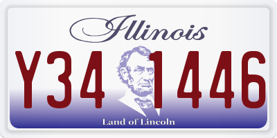 IL license plate Y341446